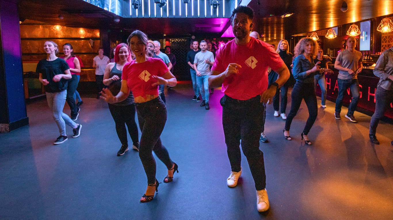 Latin Roots Dance Academy community in Edinburgh with Salsa and Bachata students
