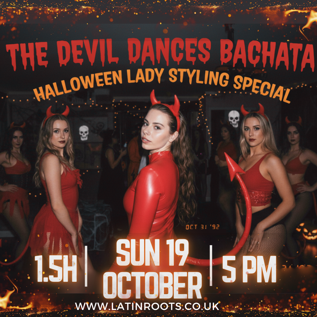 devils-bachata Salsa-Bachata Halloween-Edinburgh Latin-Roots-Lady-Styling