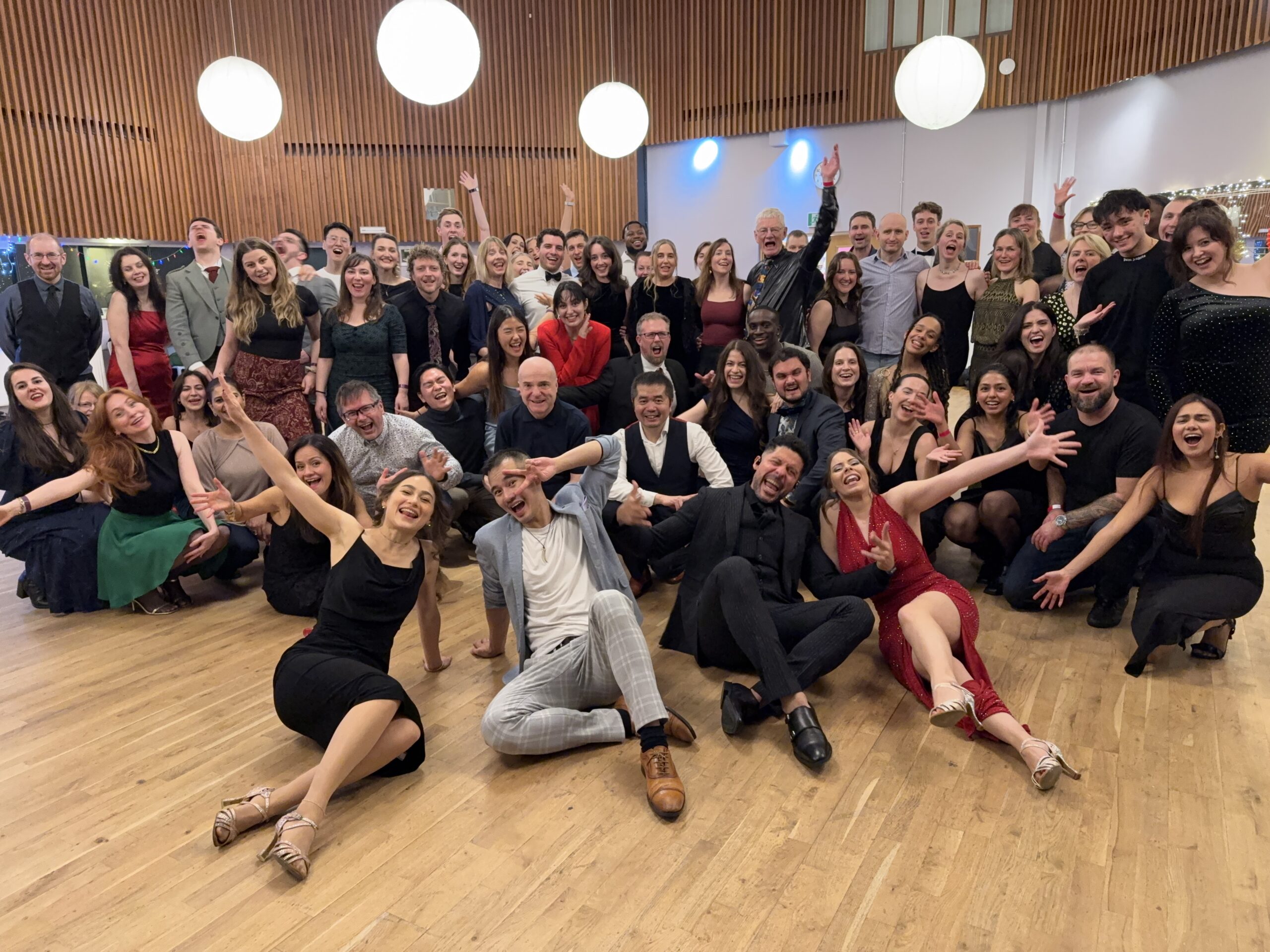 Students social dancing at Latin Roots in Edinburgh